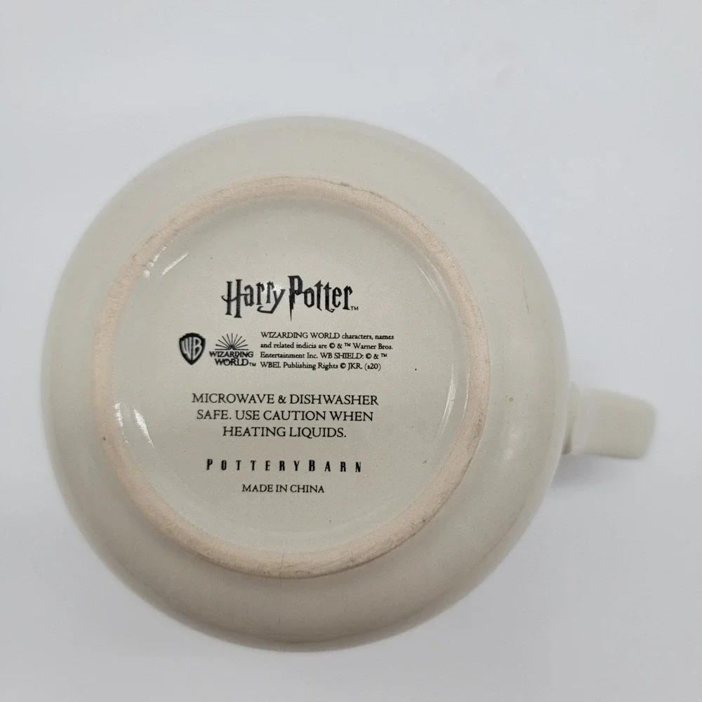 Harry Potter Hogwarts Slytherin Pottery Barn Stoneware Coffee Mug No Box